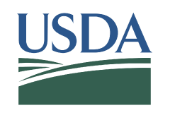 The logo for USDA, a partner of Bio Fiber Industries.